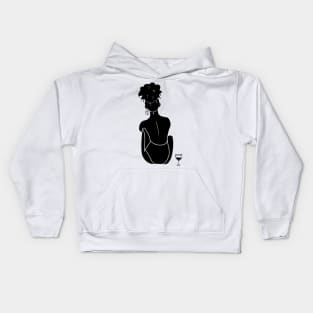 Wine Down Kids Hoodie